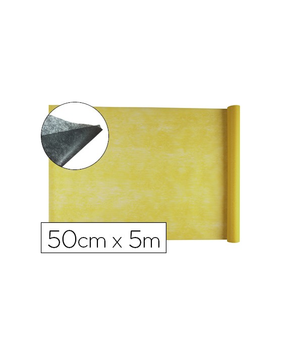Tejido sin tejer liderpapel terileno 25 g/m2 rollo de 5 m amarillo
