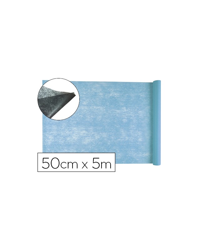 Tejido sin tejer liderpapel terileno 25 g/m2 rollo de 5 m celeste