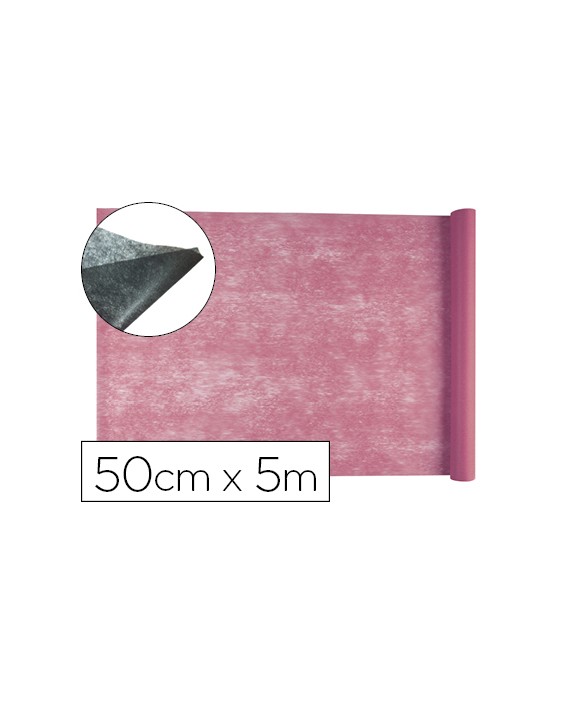 Tejido sin tejer liderpapel terileno 25 g/m2 rollo de 5 m rosa