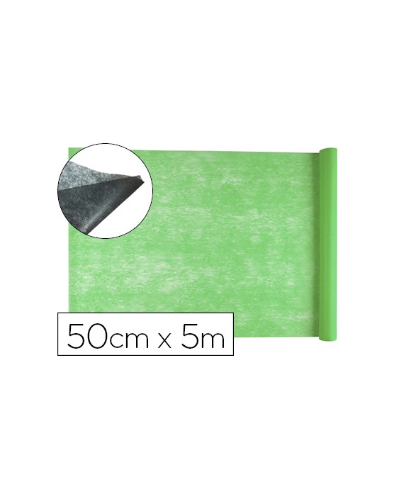 Tejido sin tejer liderpapel terileno 25 g/m2 rollo de 5 m verde