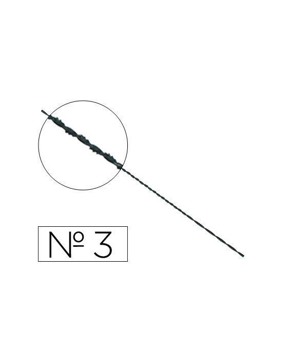 Pelos de segueta espiral nº3 caja de 144 unidades