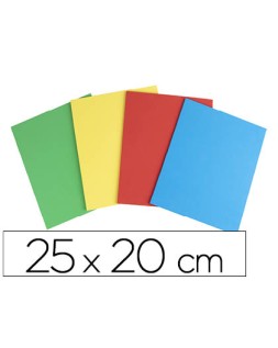 Caucho liderpapel 25x20 cm bolsa de 4 unidades colores surtidos