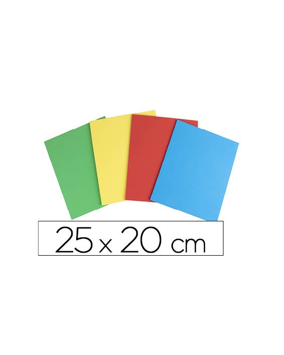 Caucho liderpapel 25x20 cm bolsa de 4 unidades colores surtidos