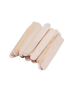 Palillo para manualidades liderpapel madera color natural 15x2 cm bolsa de 100 unidades