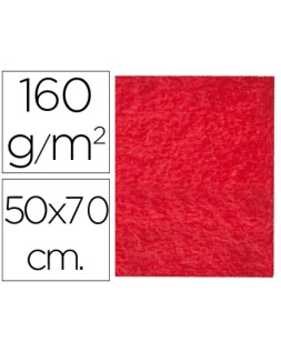 Fieltro liderpapel 50x70cm rojo 160g/m2