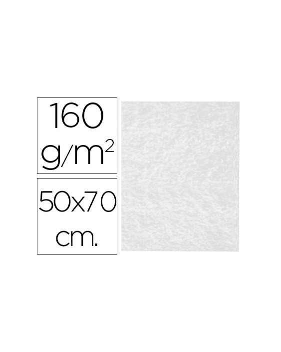 Fieltro liderpapel 50x70cm blanco 160g/m2
