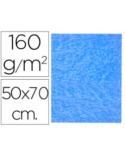 Fieltro liderpapel 50x70cm azul claro 160g/m2