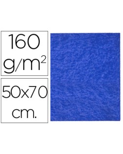 Fieltro liderpapel 50x70cm azul oscuro 160g/m2