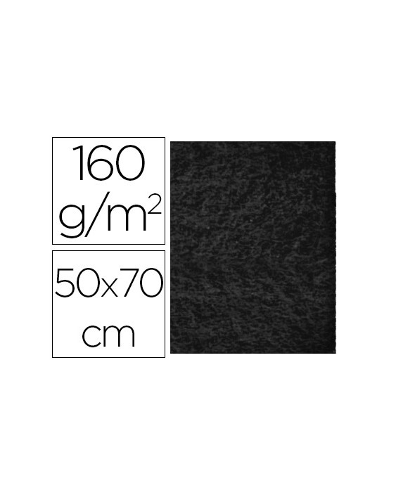 Fieltro liderpapel 50x70cm negro 160g/m2