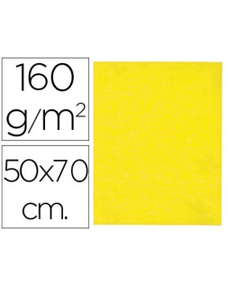 Fieltro liderpapel 50x70 cm amarillo 160 g/m2