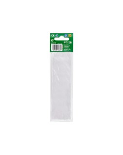 Ojo adhesivo liderpapel 12 mm blanco con pupila negra pack de 30 unidades