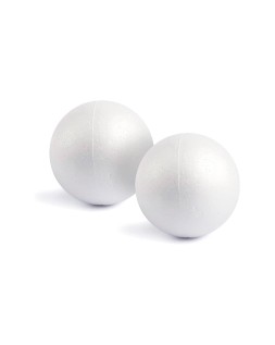 Figura de espuma blanca liderpapel bola de 2 cm bolsa con 20 unidades