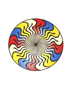 Rueda gigante henbea plastico flexible con efectos opticos diametro 50 cm set