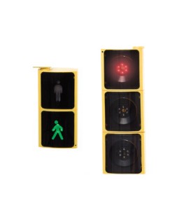 Semaforo amaya led con control remoto para vehiculos y peatones