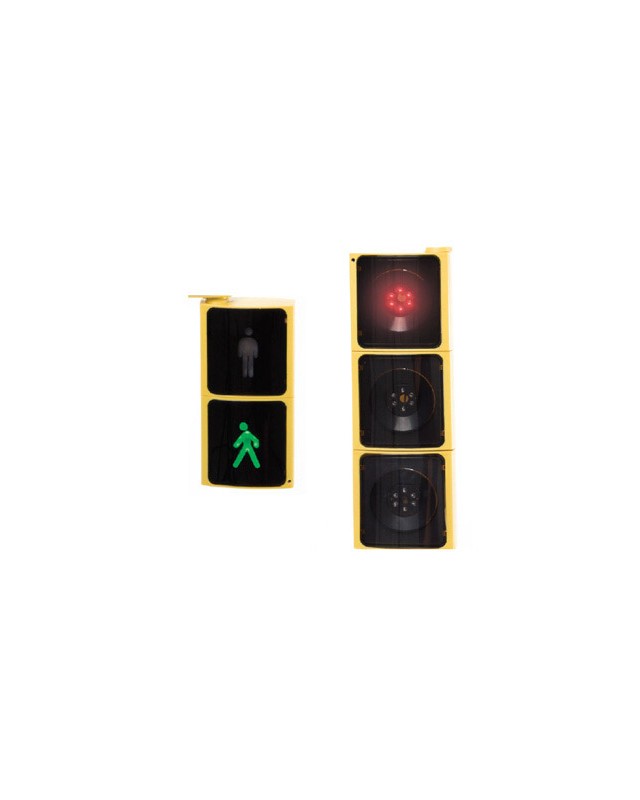 Semaforo amaya led con control remoto para vehiculos y peatones