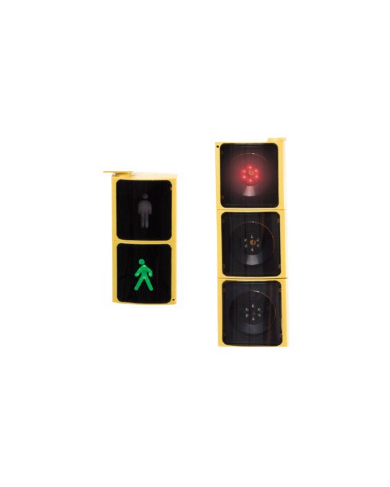 Semaforo amaya led con control remoto para vehiculos y peatones