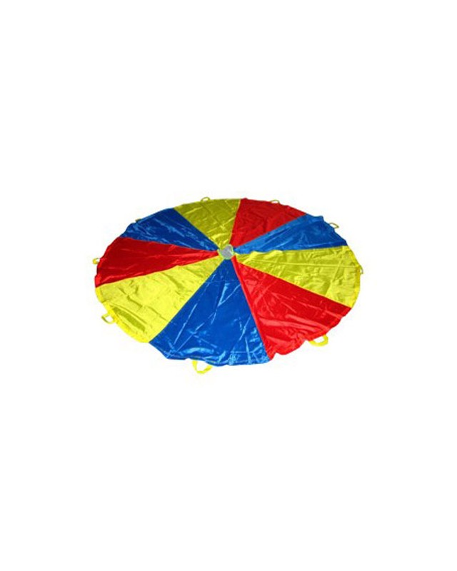 Paracaidas amaya de nylon con 12 asas colores del parchis 3,50 m