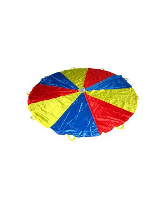 Paracaidas amaya de nylon con 12 asas colores del parchis 3,50 m