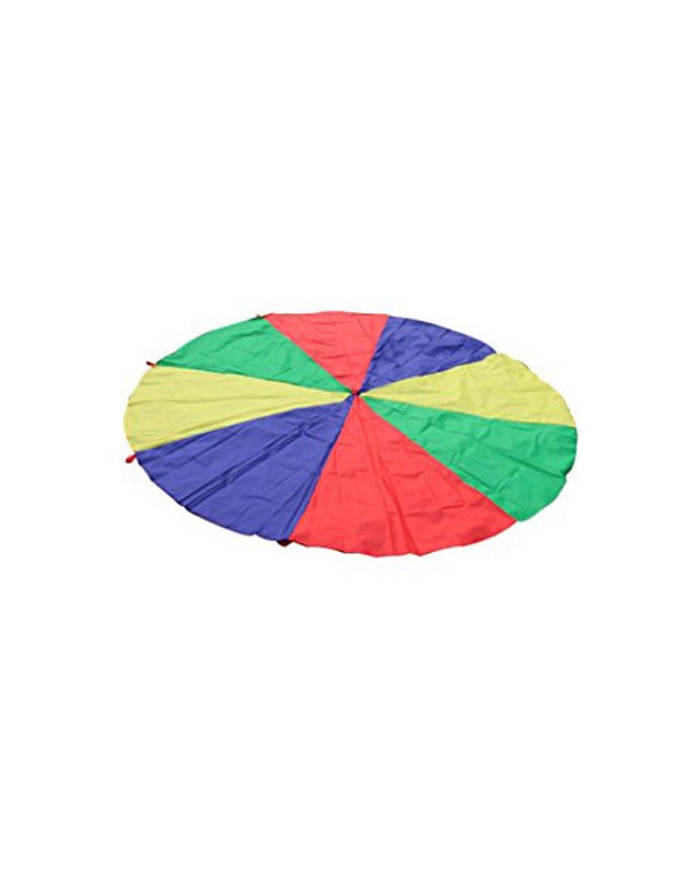 Paracaidas amaya de nylon con 20 asas colores del parchis 6 m