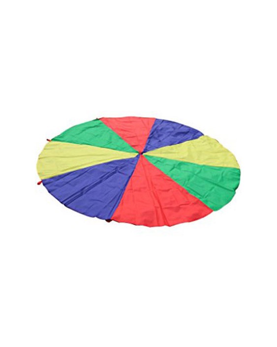 Paracaidas amaya de nylon con 20 asas colores del parchis 6 m