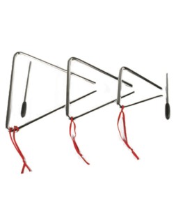 Triangulo amaya grande en acero 20x20 cm