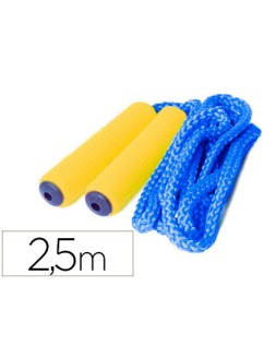 Cuerda individual amaya en polipropileno trenzado en 16 usos con mango foam 2.5 m