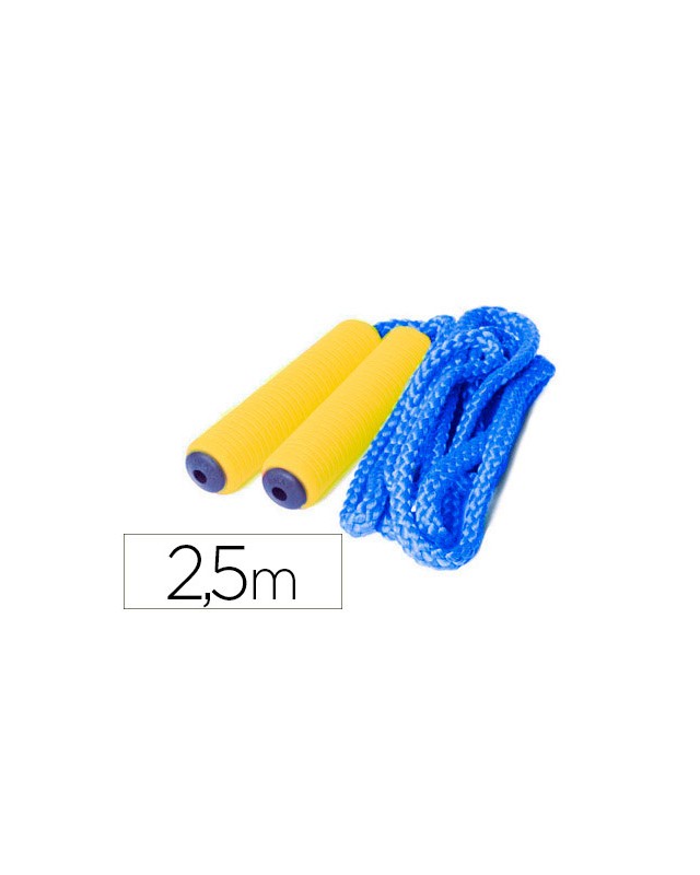 Cuerda individual amaya en polipropileno trenzado en 16 usos con mango foam 2.5 m