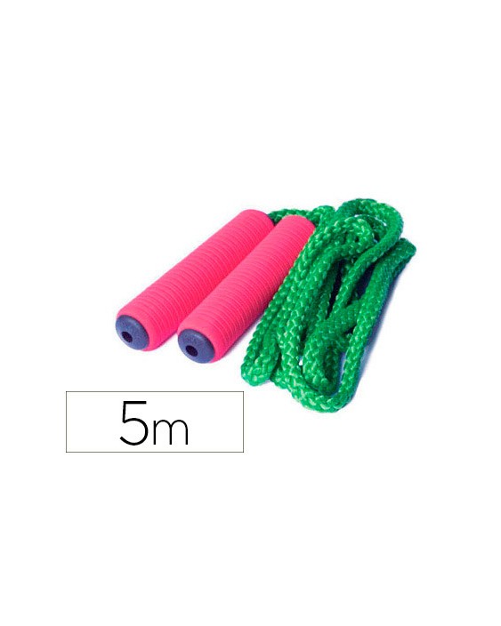 Cuerda individual amaya en polipropileno trenzado en 16 usos con mango foam 5 m