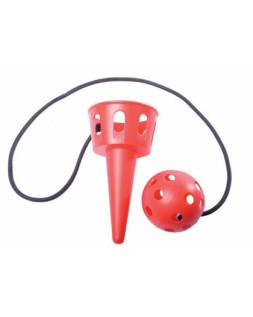 Juego amaya cucurucho con pelota en polietileno