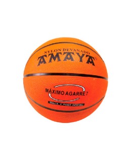 Balon amaya de basket caucho naranja n 6