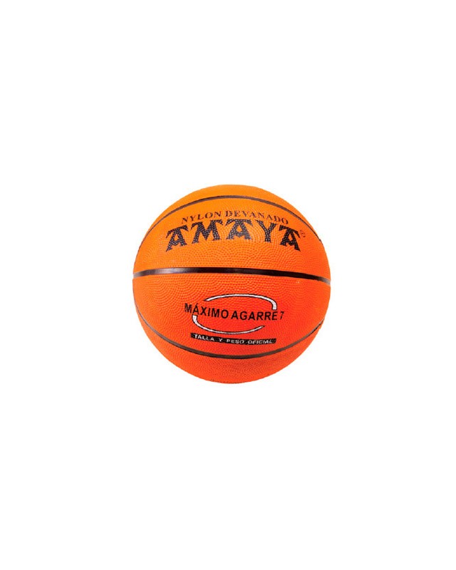 Balon amaya de basket caucho naranja n 6