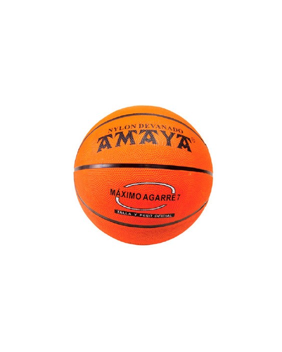 Balon amaya de basket caucho naranja n 6