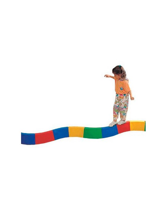 Pasillo amaya para equilibrio acoplable semicircular curvo longitud 30cm caja de 10 unidades