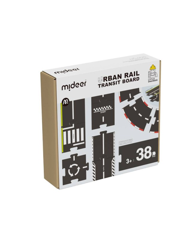 Juego midder transito del ferrocaril urbano