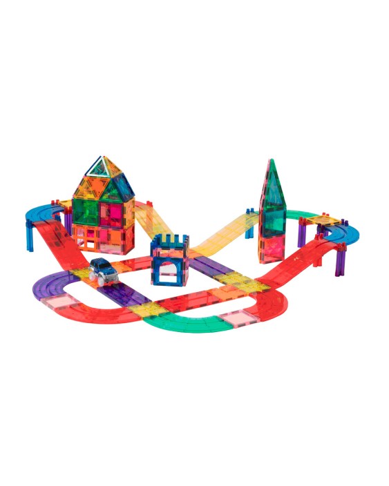 Juego de construccion magnetico circuito coches 72 piezas +3 años