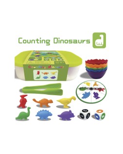 Juego de clasificacion conteo de dinosaurios +3 años