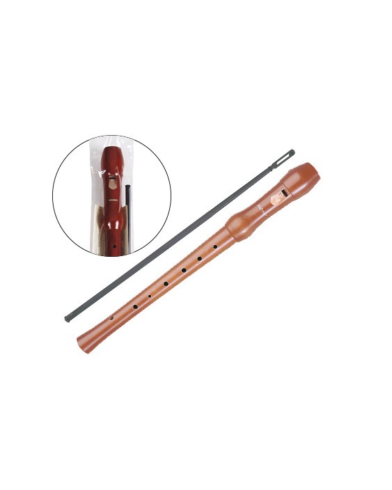 Flauta hohner madera peral lacada 9555 dos piezas en funda transparente