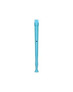 Flauta hohner 9508 color celeste funda verde y transparente