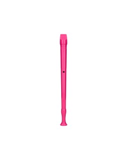 Flauta hohner 9508 color rosa funda verde y transparente
