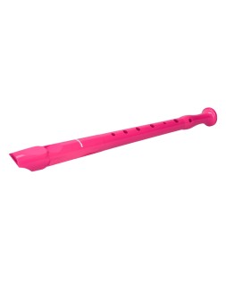 Flauta hohner 9508 color rosa funda verde y transparente