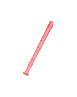 Flauta hohner 9508 color coral funda verde y transparente