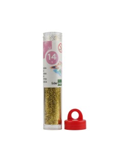 Purpurina liderpapel fantasia color oro bote de 14 gr