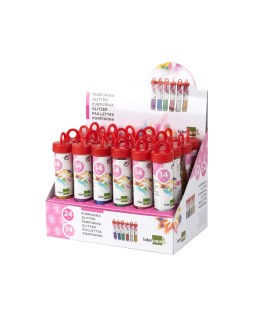 Purpurina liderpapel fantasia colores metalicos surtidos bote de 14 gr