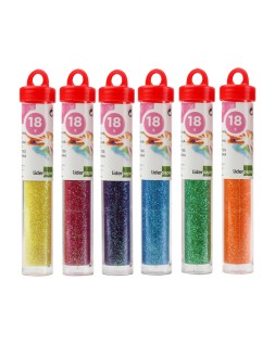 Purpurina liderpapel fantasia colores metalicos pasteles bote de 18 gr