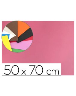 Goma eva liderpapel 50x70cm 60g/m2 espesor 1.5mm rosa