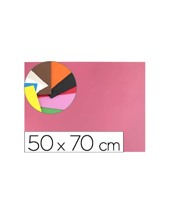 Goma eva liderpapel 50x70cm 60g/m2 espesor 1.5mm rosa