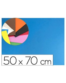 Goma eva liderpapel 50x70cm 60g/m2 espesor 1.5mm azul