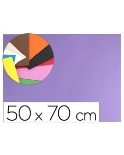 Goma eva liderpapel 50x70cm 60g/m2 espesor 1.5mm lila