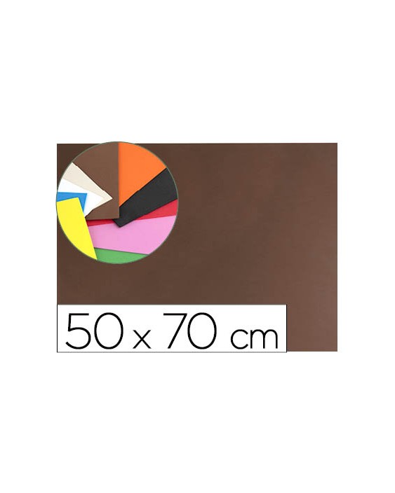 Goma eva liderpapel 50x70cm 60g/m2 espesor 1.5mm marron