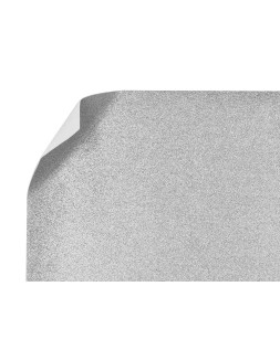 Goma eva con purpurina biodegradable liderpapel 50x70cm 60g/m2 espesor 2 mm plata